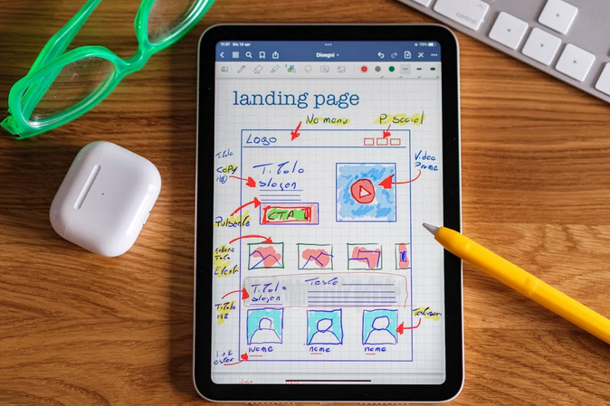 landing page